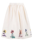 TNTRM White With Floral Print Skirt Set