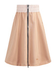 TNTRM Tan Brown Sweat Skirt Set