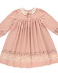 Bebe Organic Dusty Blooms Scarlet Dress