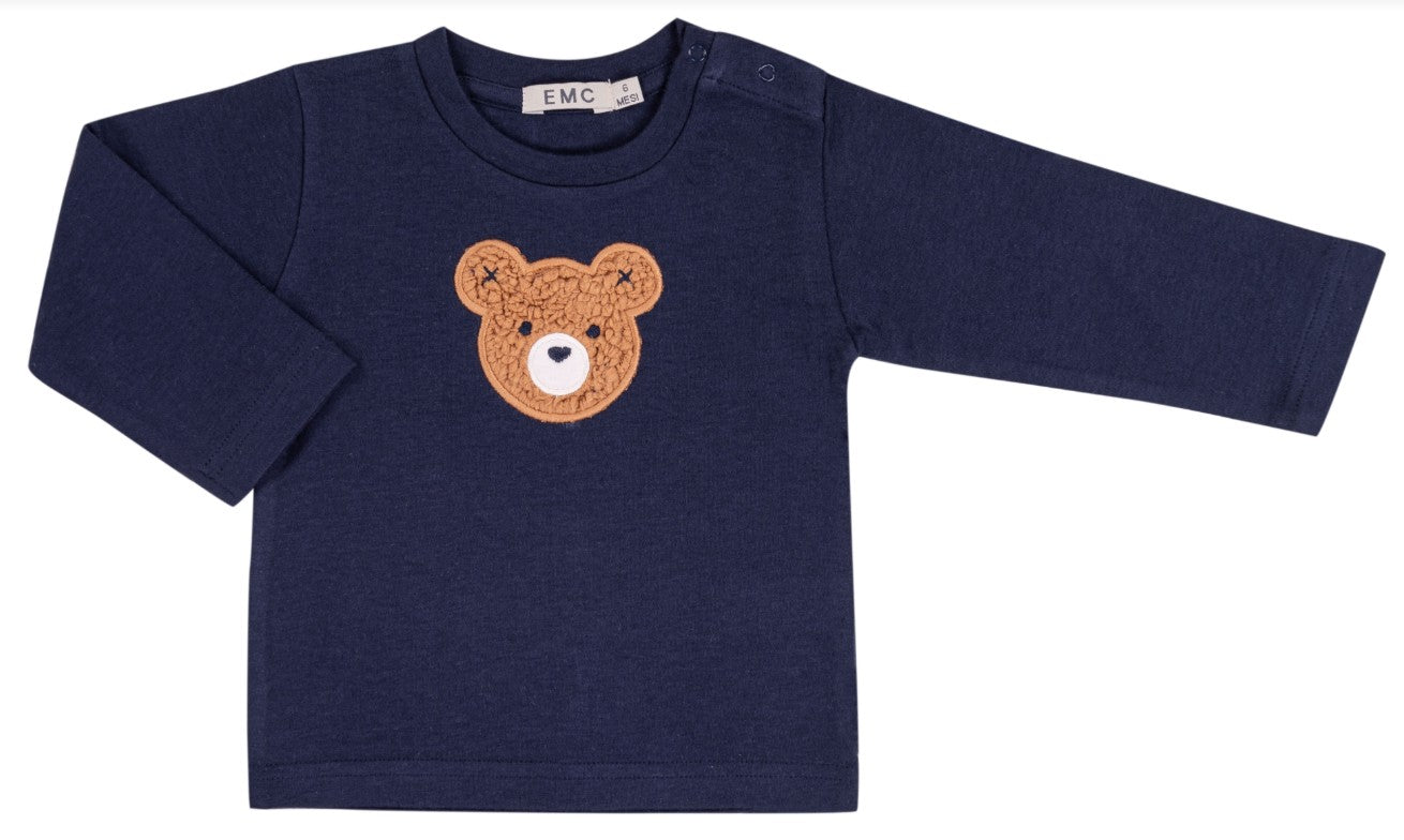 Emc Navy Bear Longsleeve Top