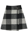 Olivia Rhode Grey/Black Plaid Skirt