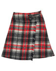 Olivia Rhode Grey/Red Plaid Skirt