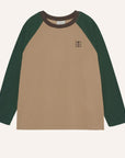 Campamento Color Block Brown Top