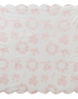 Kipp White/Pink Petit Toile Footie Set