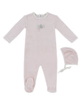Kipp Pink Bunny Stripe Footie