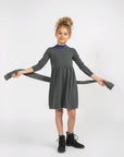 Kix Grey Knit Dress