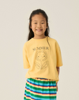 The Campamento Yellow Summer Oversized T-Shirt