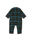 Loud Blue Checked Romper