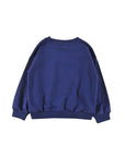 Loud Blue Flower Drop Shoulder Aop Sweater