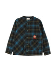 Loud Blue Checked Long Sleeve