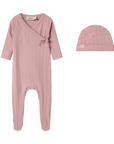 MarMar Copenhagen Soft Berry Footie + Hat