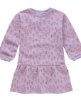 Sproet And Sprout Heart Print Lavender Dress