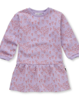 Sproet And Sprout Heart Print Lavender Dress