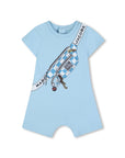 Marc Jacobs Blue Pocket Book Romper