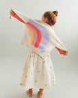 Wheat Embroidered Flowers Skirt Set