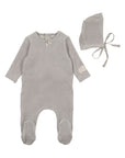 Bee And Dee Whimsical Bloom Patch Footie Set