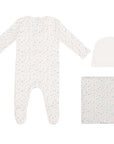 Mini Label White Bird Over Print Gift Set