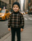Maniere Montee Winter Plaid Pullover