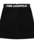Karl Lagerfeld Logo Waist Mini Skirt