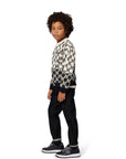Karl Lagerfeld Black Stone Logo Print Sweatshirt