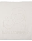 Karl Lagerfeld Off White Blanket