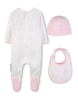 Karl Lagerfeld Pink Footie Set