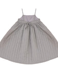 Calla Lili Taupe Quilted Dress