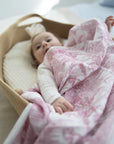 Little Threads Muslin Swaddle Blanket