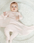 Noggi Pink Rocking Horse Footie Set