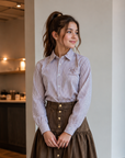Urban Edge Brown Pinstripe Shirt