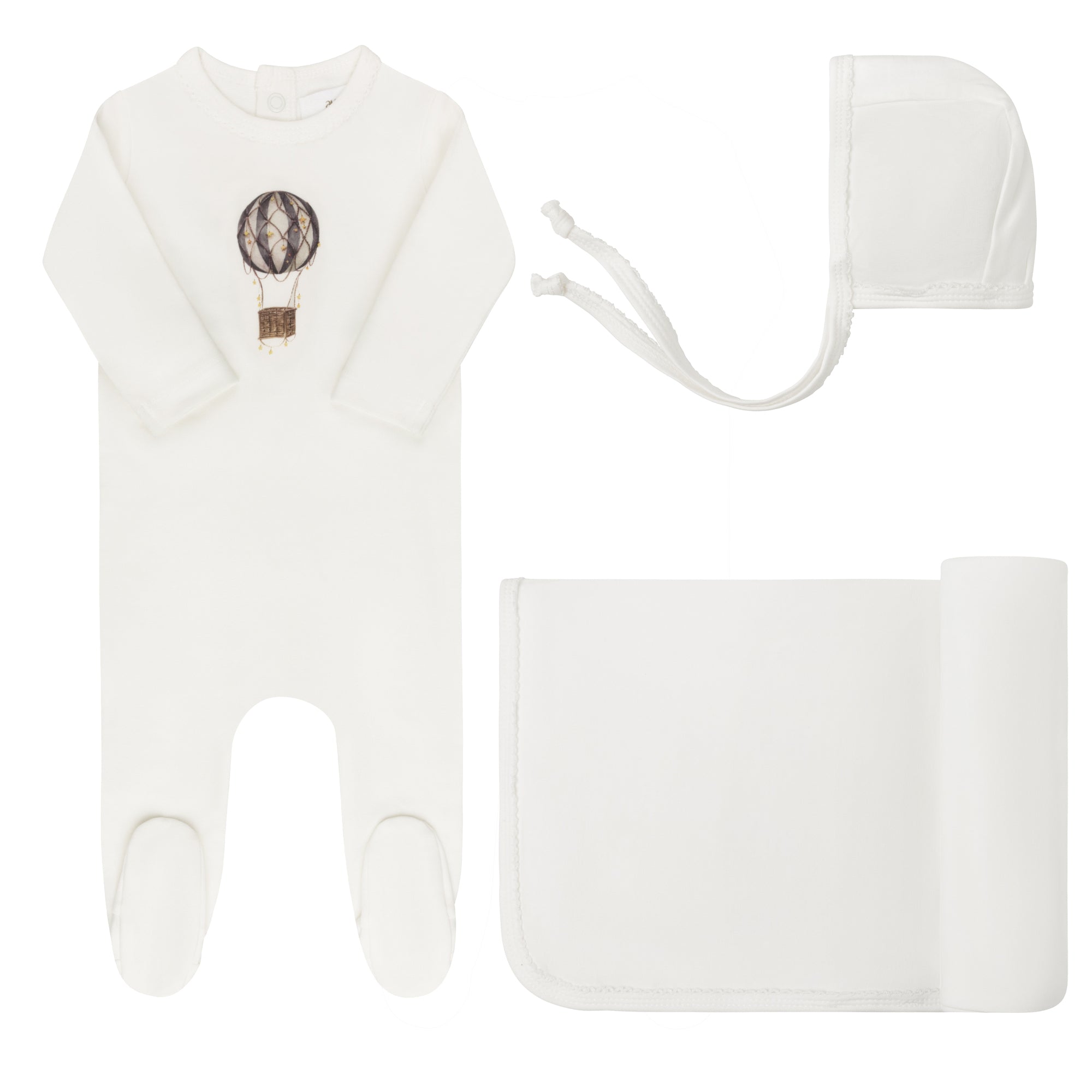 Aurora Hot Air Balloon Boy Footie Set