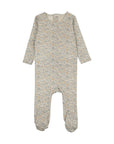 Lilette Cream\Blue Liberty Floral Footie