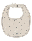 Lilette Cherry Scallop Footie Set With Bib