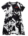 Rooie Art Black/White Mila Dress