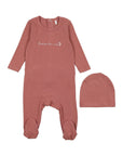 Pouf Candy Pink Shoot For The Moon Footie + Hat