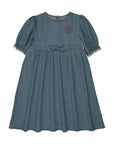 Pouf Denim 3/4 Sleeve Dress