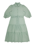 Zaikamoya Gingham Scarlet Dress