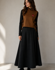 Hev And Bloom Turtleneck Vest With Intarsia Heart