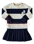 Teela Navy Stripe Dress