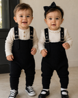 Byke Black Buckle Romper