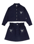 Mipounet Mariane Denim Shirt With Skirt