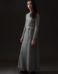 Soir Teen Grey Becky Midi Skirt