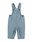 Piupiuchick Washed Blue Denim Romper