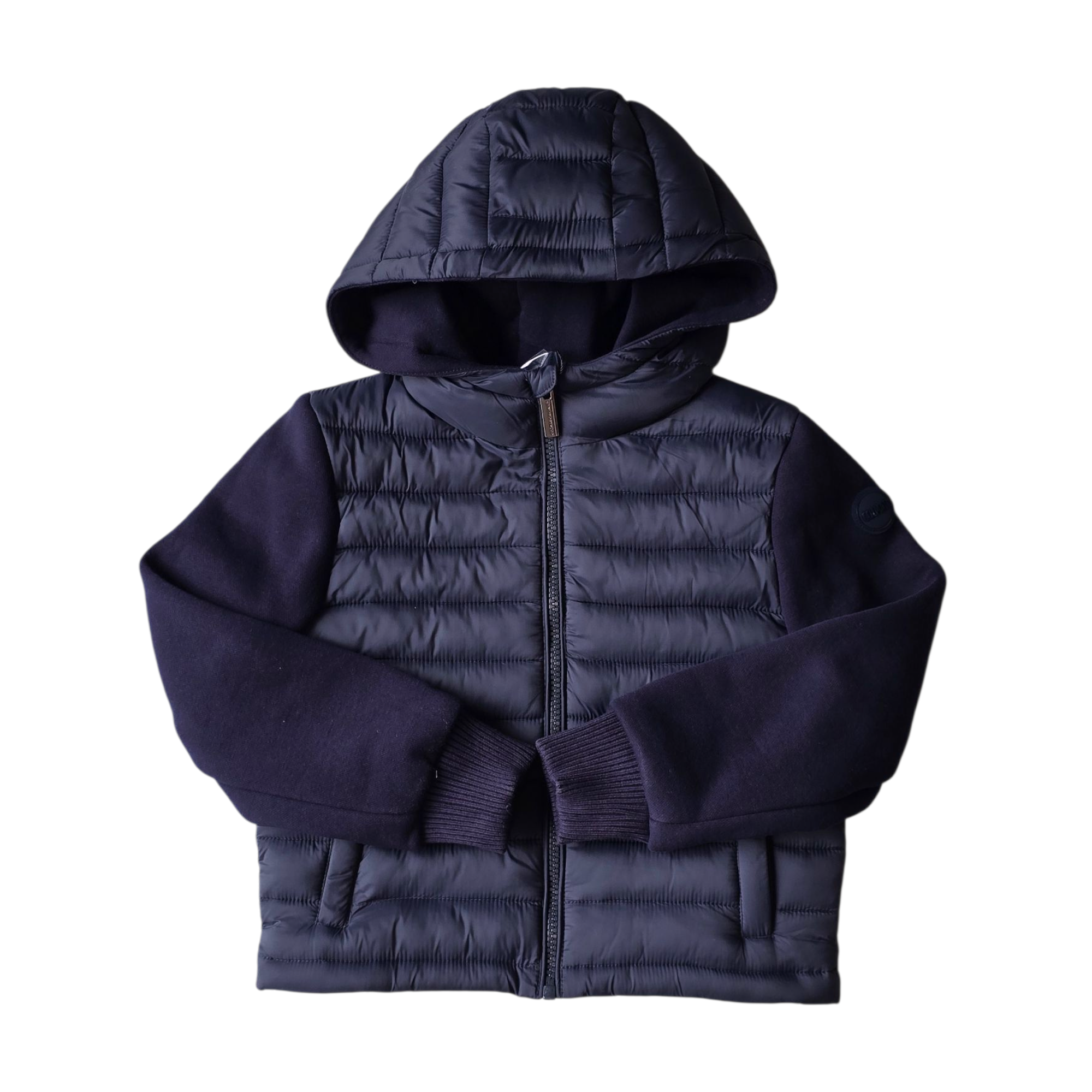 Colmar Navy Multi Material Hooded Jacket