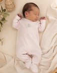 Kipp Pink Bunny Stripe Footie