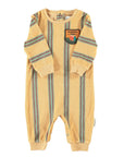 Piupiuchick Terry Cotton Striped Baby Jumper