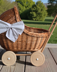 Flamingo Baby Handmade Wicker Carriage