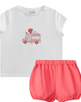 Oubon Girls Ice Cream Truck Bloomer Set