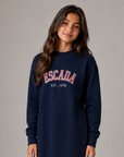 Escada Navy Sweatdress