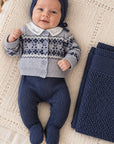 Ely's And Co Dark Blue Knit Set
